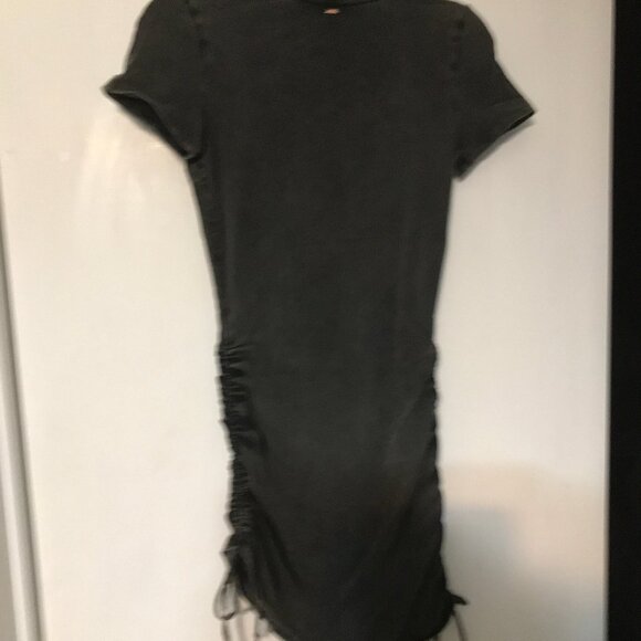 Stylish PINK Victoria’s Secret 90’s RUCHED SIDE faded effect TANK DRESS sz S - Picture 2 of 9